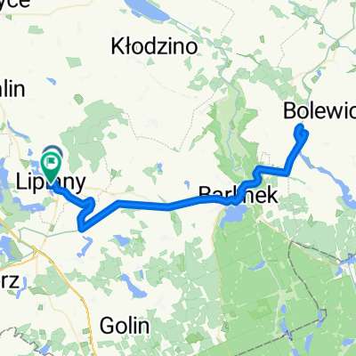 Gen Władysława Sikorskiego, Lipiany do Oświęcimska, Lipiany