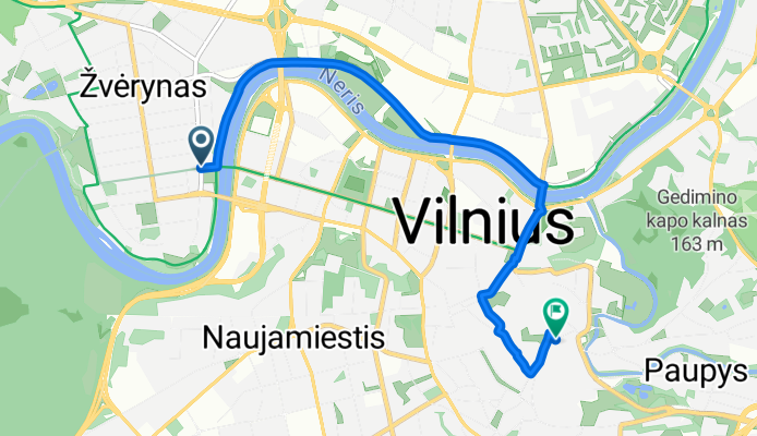 Traidenio g., Vilnius to Rusų g., Vilnius