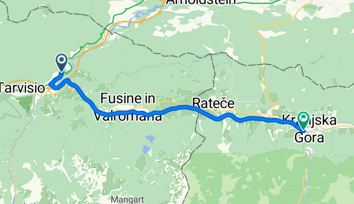 Von Tarvis bis Kranjska Gora