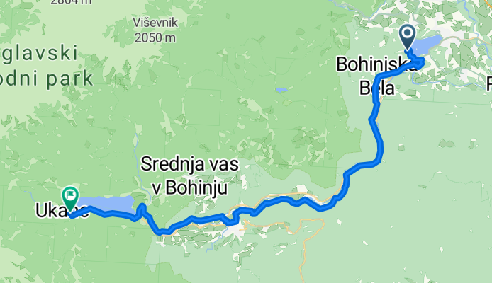 Von Bled bis Bohinjsko jezero