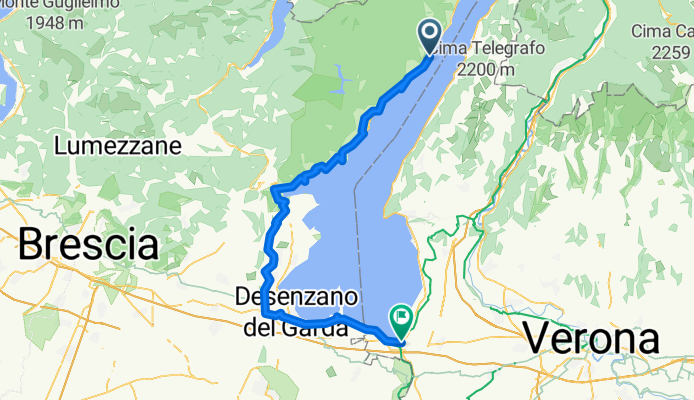 E6- Von Limone bis Peschiera del Garda