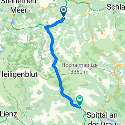 ALPE Dzień 2 - St. Johann im Pongau - Oberkolbnitz Rottau