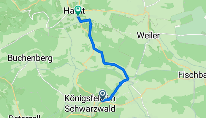 Hörnlishofstraße, Königsfeld to Königsfelder Straße, Hardt
