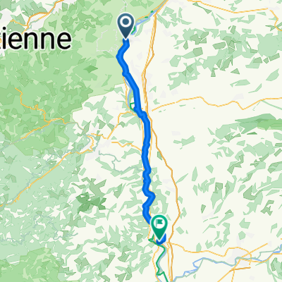 Zone d'Activités des Bretteaux, Saint-Michel-sur-Rhône à Avenue Jules Nadi, Tain-l'Hermitage