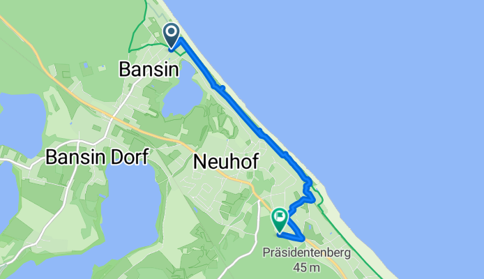 Seestraße, Heringsdorf nach Bülowstraße, Heringsdorf
