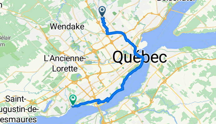 Av des Fauvettes, Québec à Ch de la Plage-Jacques-Cartier, Québec