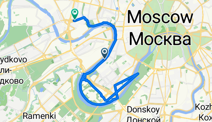Саввинская набережная, Москва до Шмитовский проезд, Москва