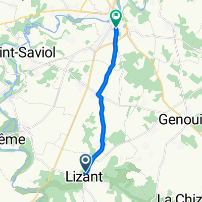 Lizant à Civray