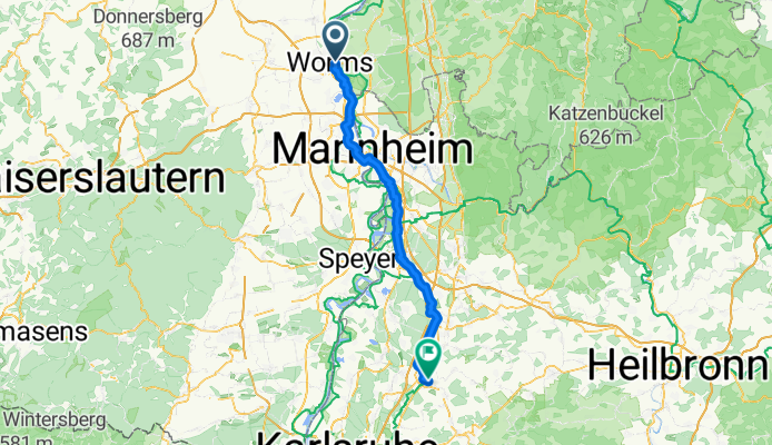 Worms - Bruchsal