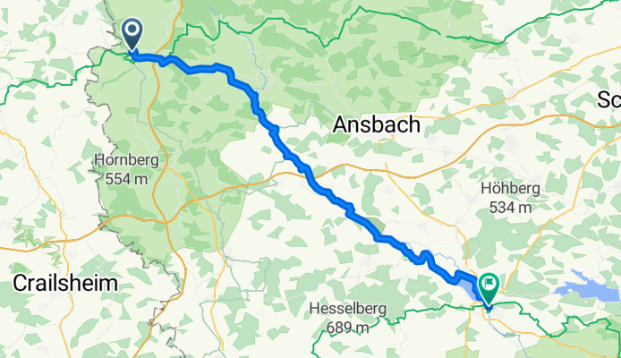 Rothenburg ob der Tauber - Gunzenhausen