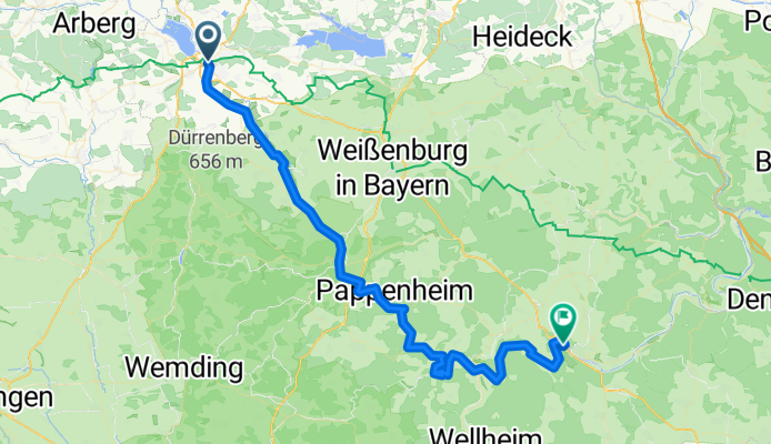 Gunzenhausen - Eichstätt