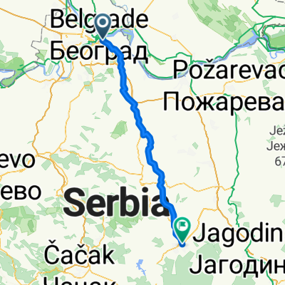 Route von Kneza Danila