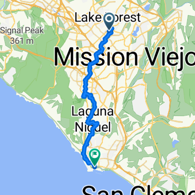 From Lake Forest to Dana Point