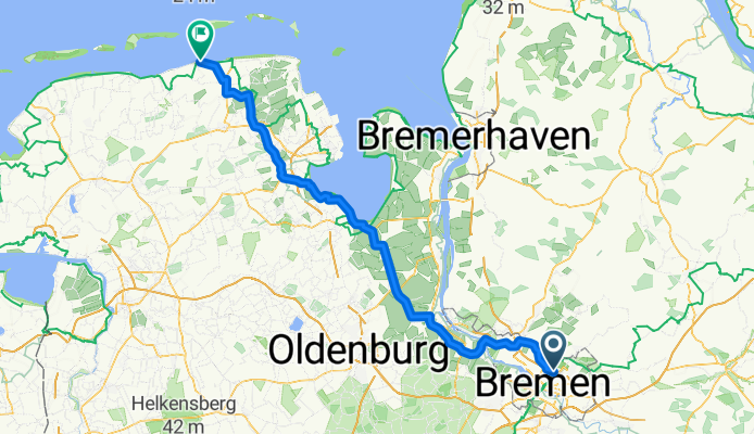 von Bremen nach Spiekeroog