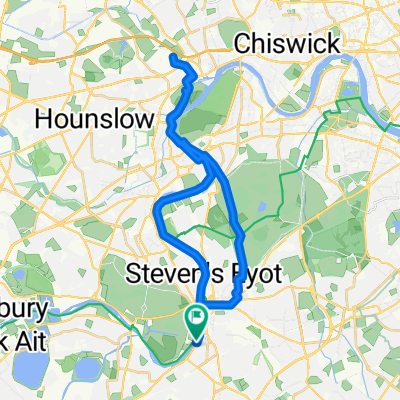 Anglers Reach, Surbiton to Grove Road, Surbiton