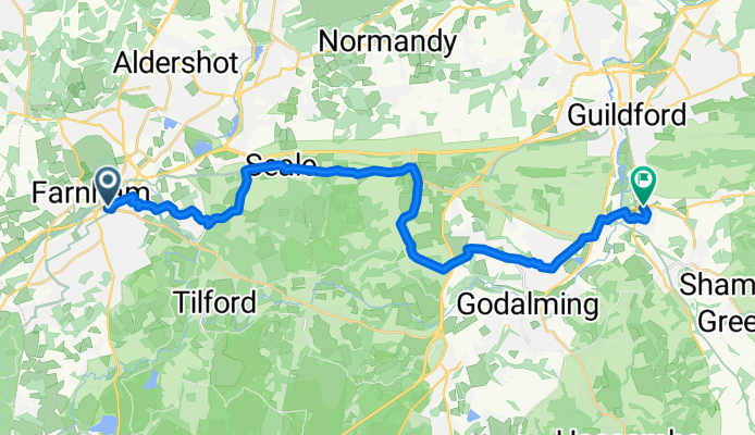 Farnham, Farnham to Kings Road, Guildford