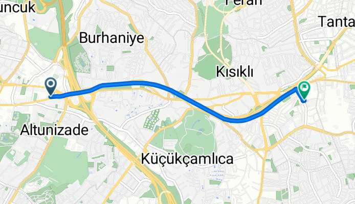 Altunizade to Kurudere Sokağı