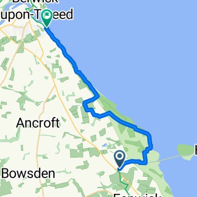 Route to Spittal Promenade