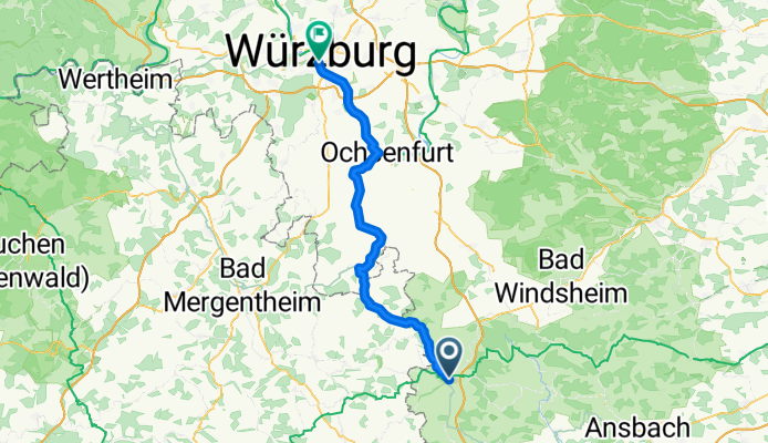 Rothenburg ob der Tauber - Würzburg
