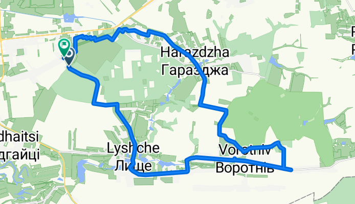 Pidhaitsivs'ka to Озерна вулиця, Strumivka