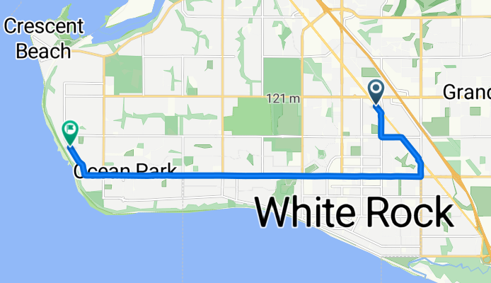 King George Blvd, Surrey to Ocean Park Rd, Surrey