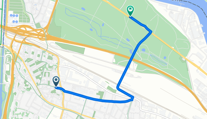 Lutzertstrasse do Muttenz