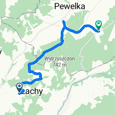 Pewel Wielka, Jeleśnia do Lachowice, Stryszawa