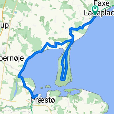 Route in Faxe Ladeplads