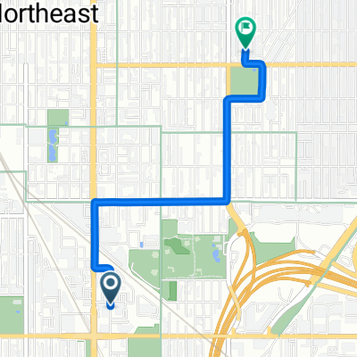 Broadway St NE, Minneapolis to NE Ulysses St, Minneapolis