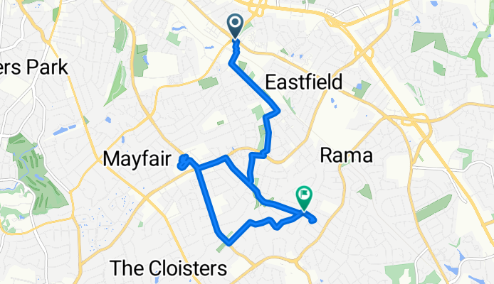 Monroe Rd, Charlotte to Kirkpatrick Rd, Charlotte