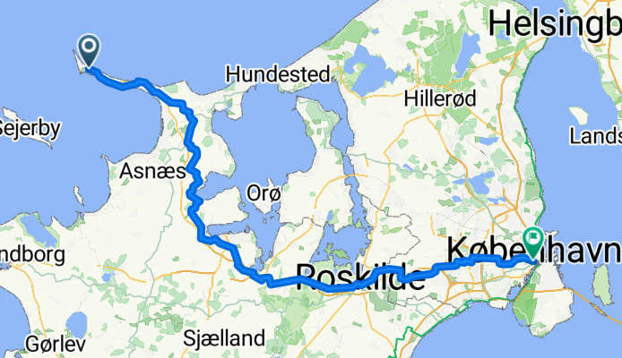 From Sjællands Odde to Copenhagen