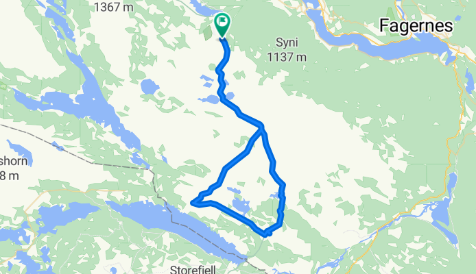 Valtjednvegen, Røn to Valtjednvegen, Røn