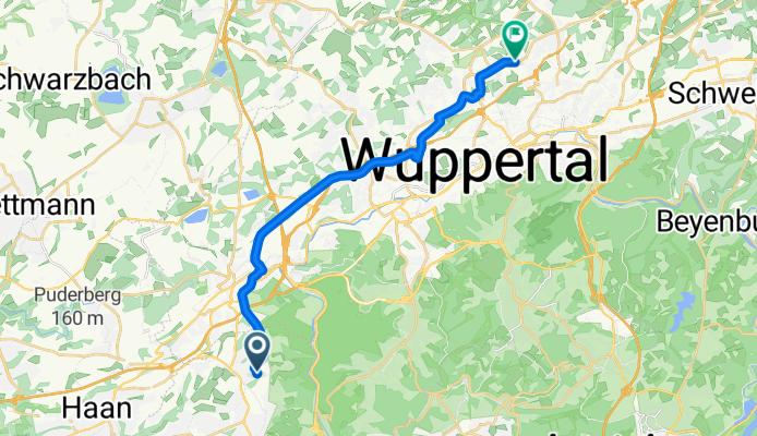 Arbeitsweg Werk 2 17 km