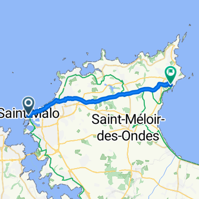Rue de la Pie Qui Boit, Saint-Malo nach Rue du Port, Cancale