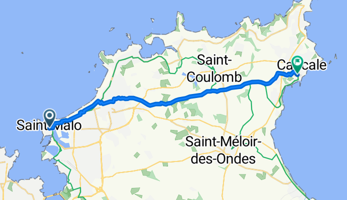 Rue de la Pie Qui Boit, Saint-Malo nach Rue du Port, Cancale