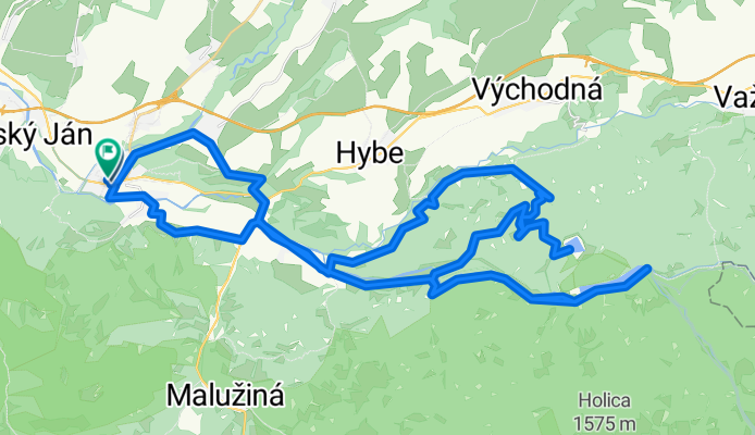 Liptovský Hrádok- Čierny Váh Kráľová Lehota-Liptovský Hrádok.