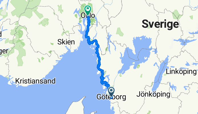 Partie 2.1 Goteborg - Oslo