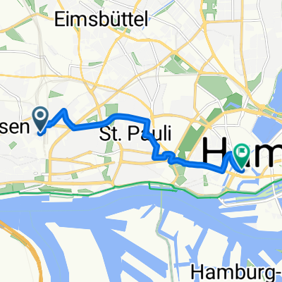 Hohenesch, Hamburg nach Großer Burstah, Hamburg