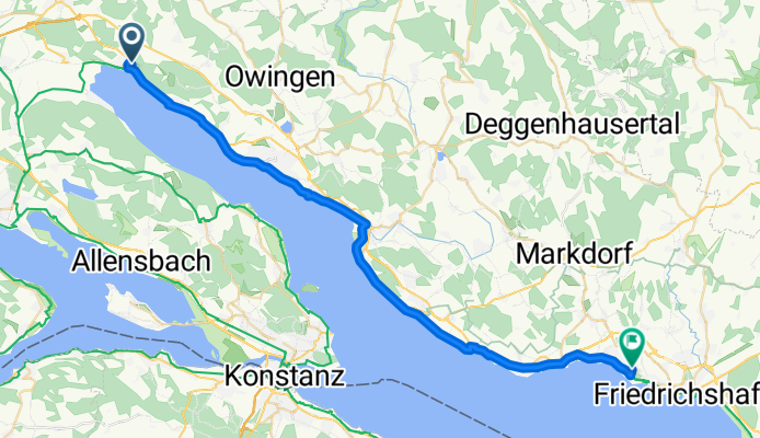 Überlinger Straße, Bodman-Ludwigshafen nach Pirolweg, Friedrichshafen