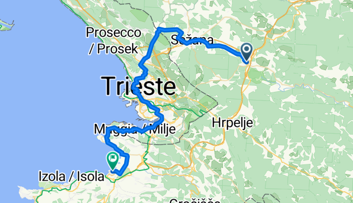 Divača nach Pretorska palača
