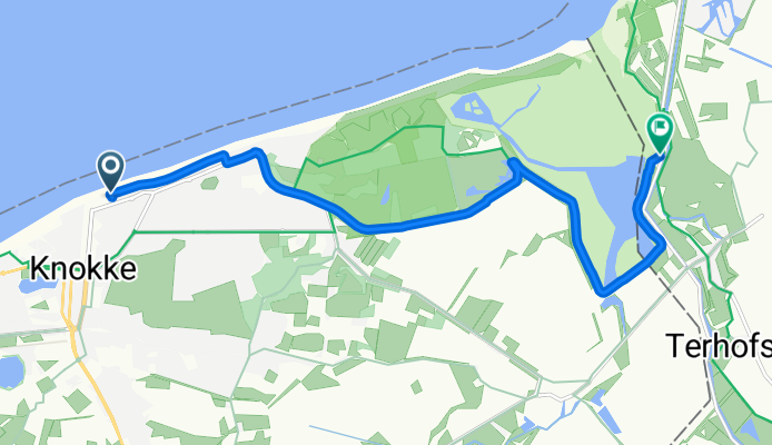 Zeedijk-Knokke, Knokke-Heist naar Kanaalweg, Retranchement