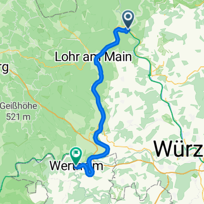 Von Gemünden am Main bis Wertheim