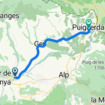 Bellver de Cerdanya nach Plaça Ajuntament, Puigcerdà