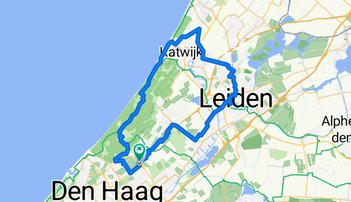 Fietsroute Reis langs de sterren