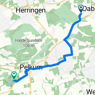 Route in Hamm