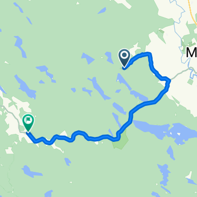 Tveta, Mörlunda nach Bösebo, Virserum