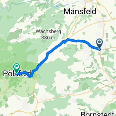 Bohnestraße, Helbra nach Siebenhitze, Allstedt