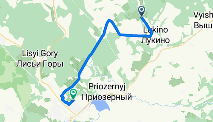 Маршрут в Восточная улица