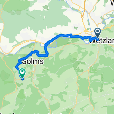 Braunfels from Wetzlar (Lahnradweg)