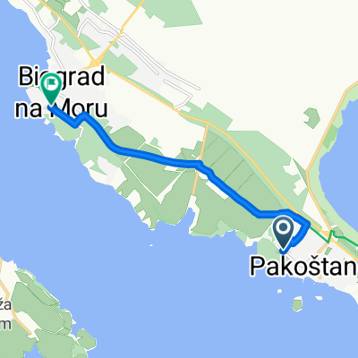 Ulica Brune Bušića 41G do Trg kralja Tomislava